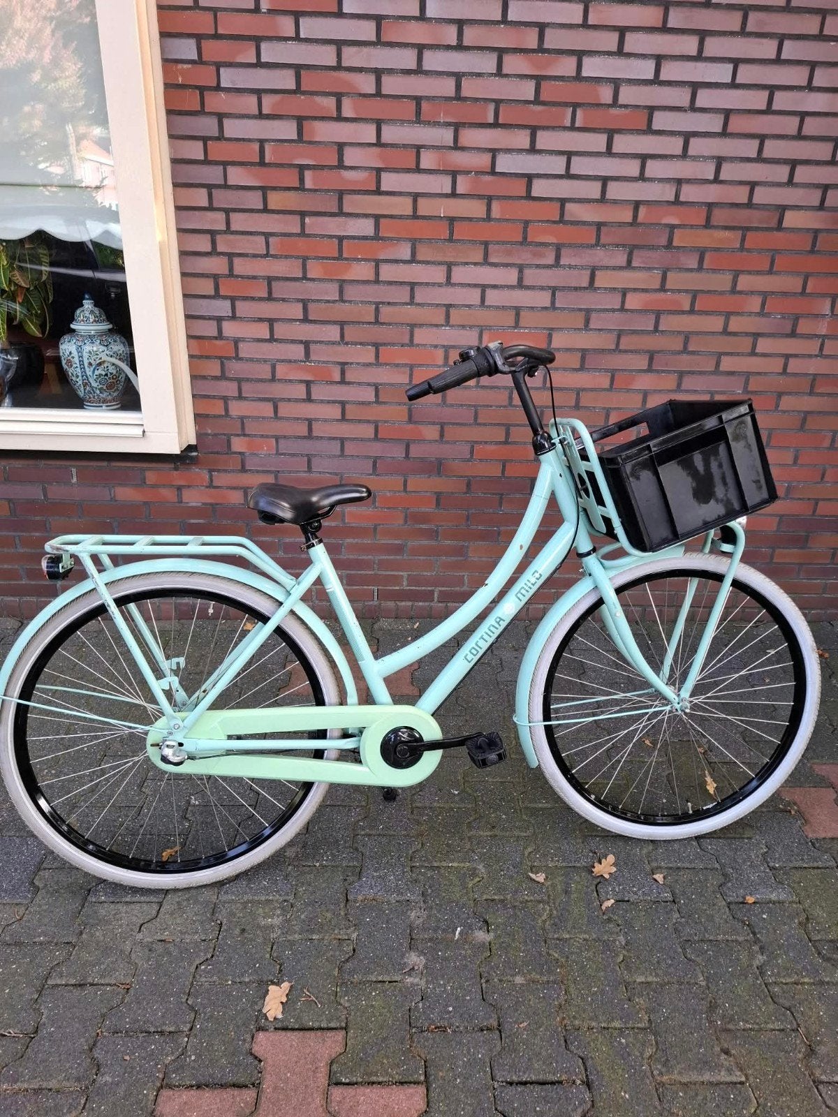 leuke cortina milo damesfiets 28 inch, Terugtraprem, Gebruikt, Versnellingen, Cortina