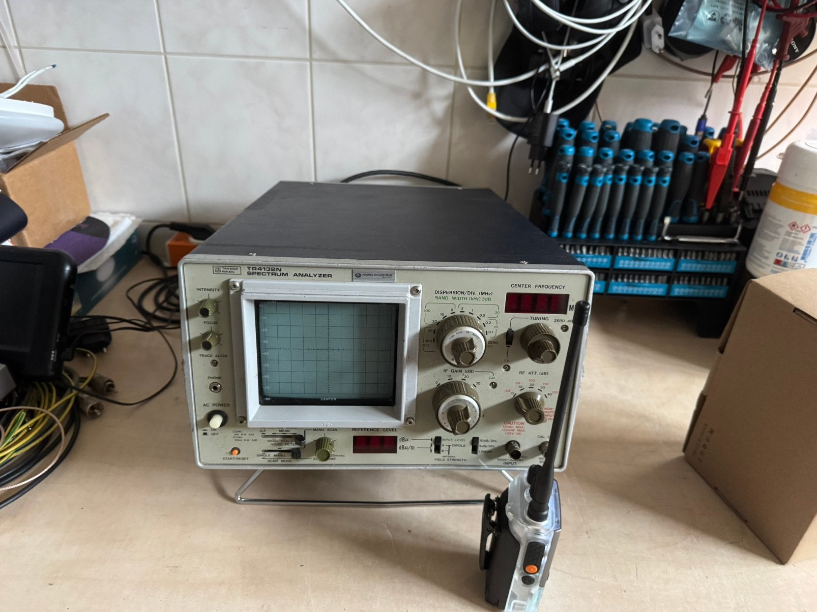 TAKEDA RIKEN TR4132N SPECTRUM ANALYZER, Doe-het-zelf en Verbouw, Ophalen, Gebruikt, Overige meters