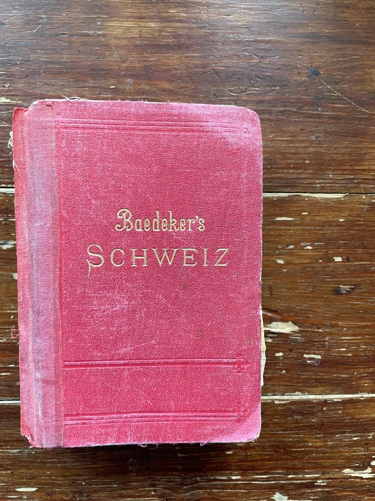 Karl Baedeker Die Schweiz nebst den angrenzenden Teilen 1905, Europa, Ophalen of Verzenden, Reisgids of -boek, Karl Baedeker