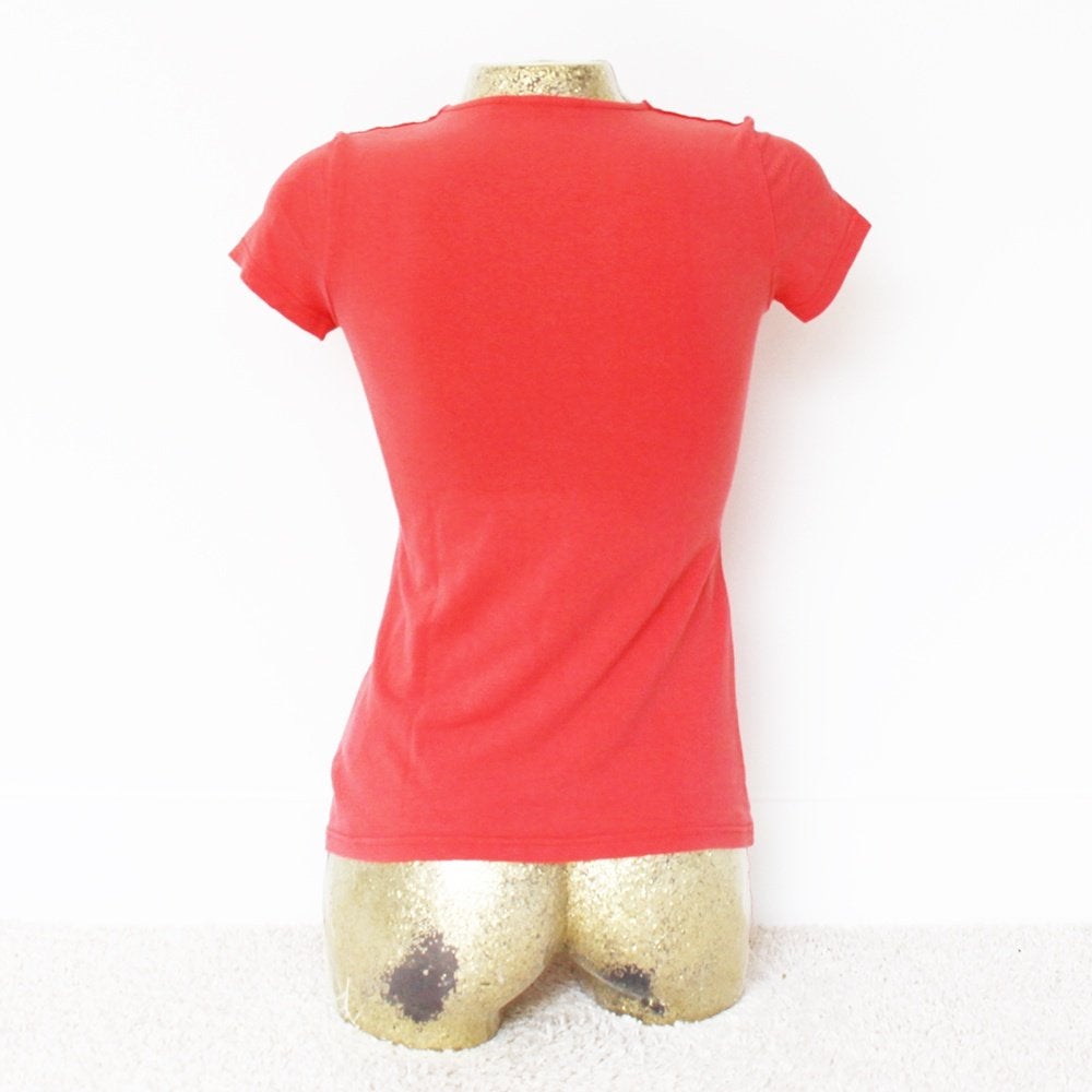 Cotton Club Shirtje (S) - 34 € 15,-, Kleding | Dames, Overige kleuren, Ophalen of Verzenden, Zo goed als nieuw, Korte mouw