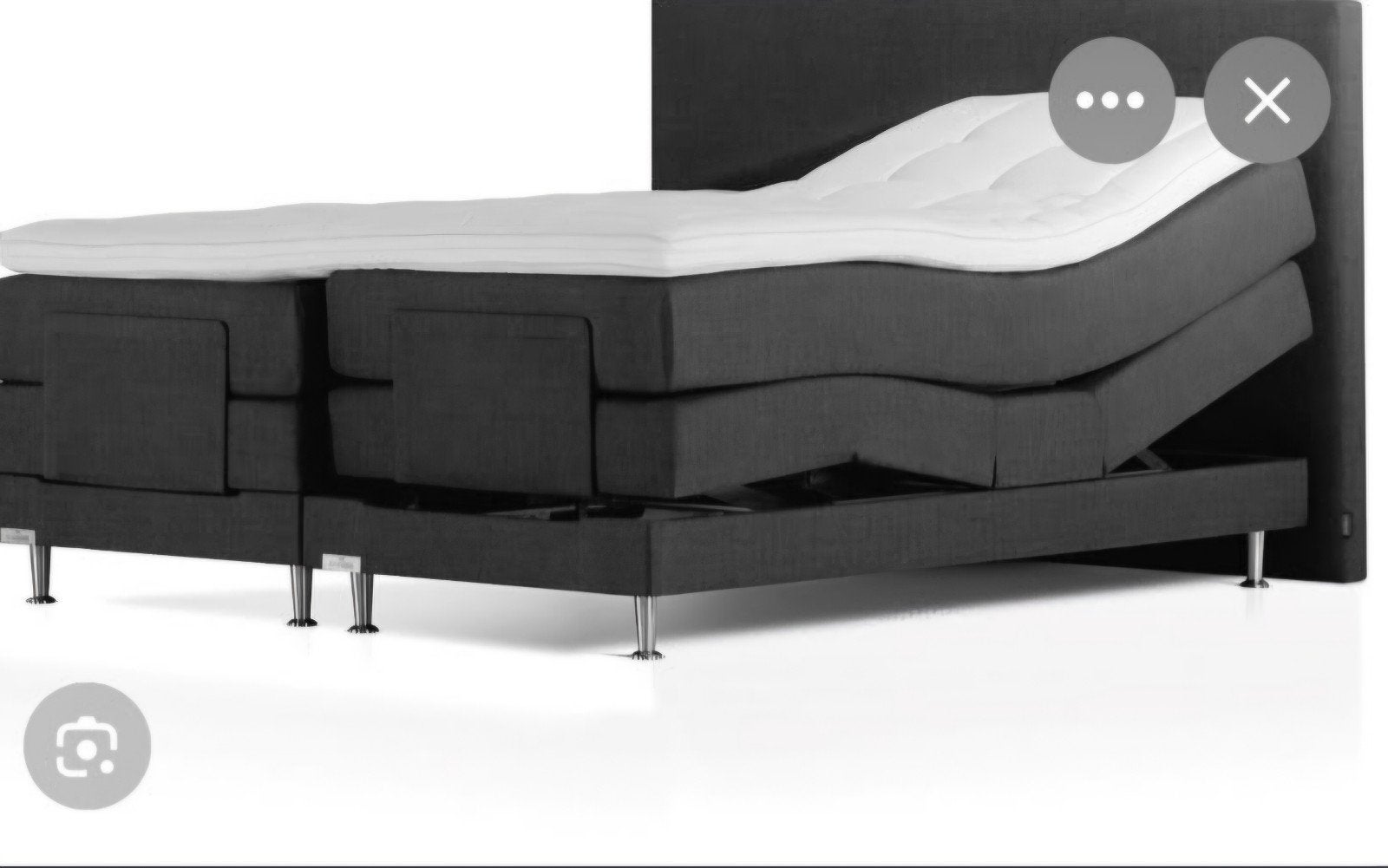Caresse Boxspring 180x210 elektrisch zonder matras, Ophalen, Verstelbaar, 210 cm, Tweepersoons