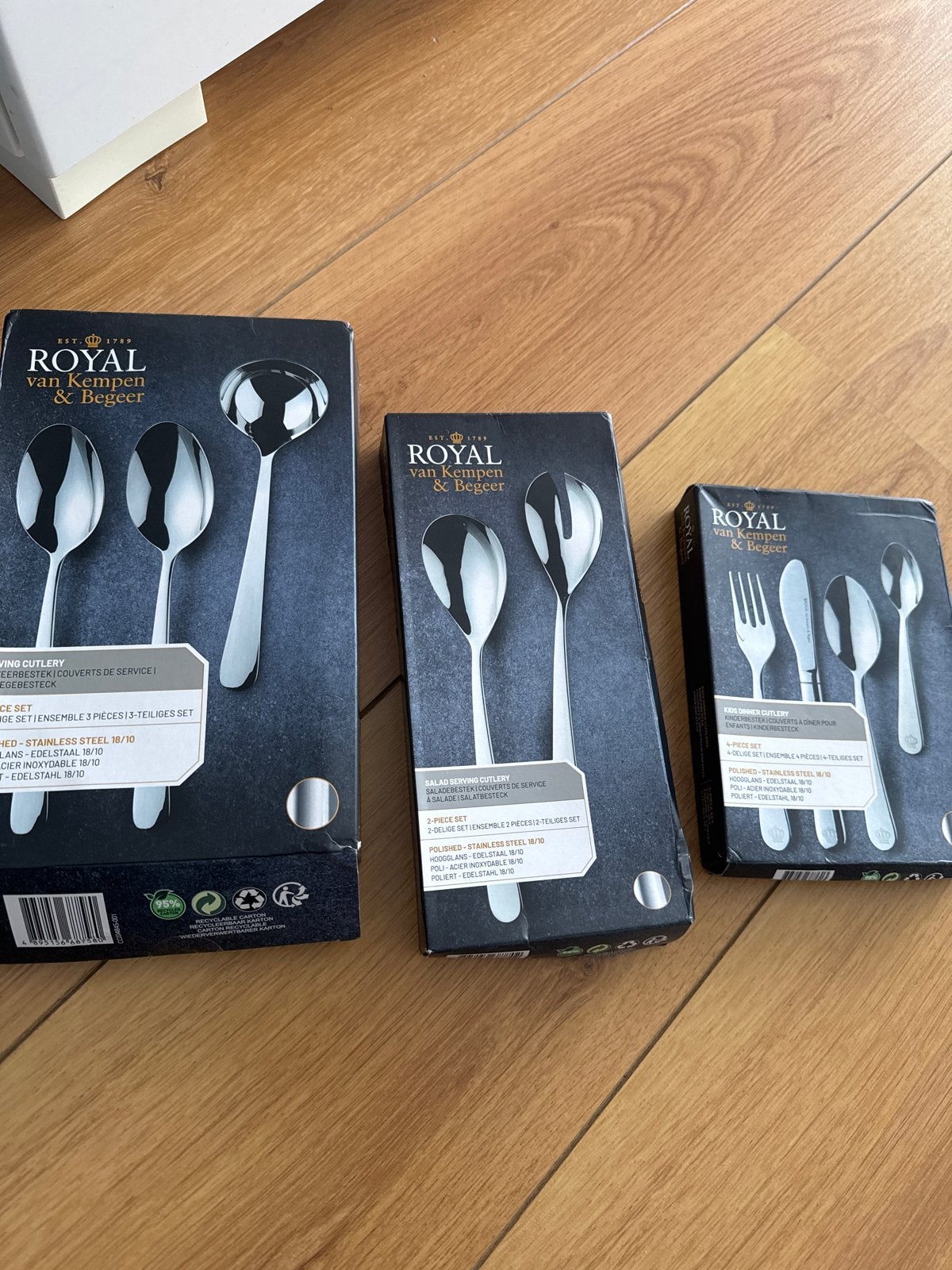 Royal van Kempen & Begeer Besteksets - Nieuw in doos, Huis en Inrichting, Royal Van Kempen & Begeer, Bestekset, Nieuw, Ophalen of Verzenden