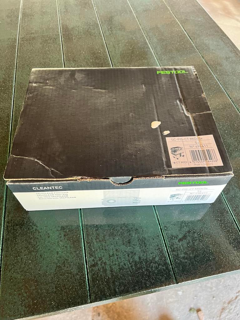 5x Festool Stofzuigerzakken SC-FIS-CT MIDI, Ophalen, Nieuw