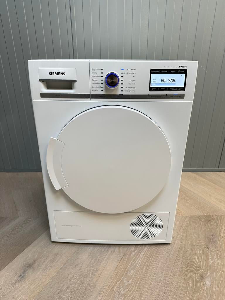 Siemens IQ8000 Warmtepompdroger 9KG A+++ inclusief Garantie, Witgoed en Apparatuur, Ophalen, Siemens, Overige typen, 8 tot 10 kg