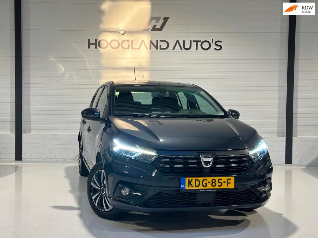 Dacia SANDERO 1.0 TCe 90 Comfort 2021 TOPSTAAT, Stof, Gebruikt, Bedrijf, 570 kg