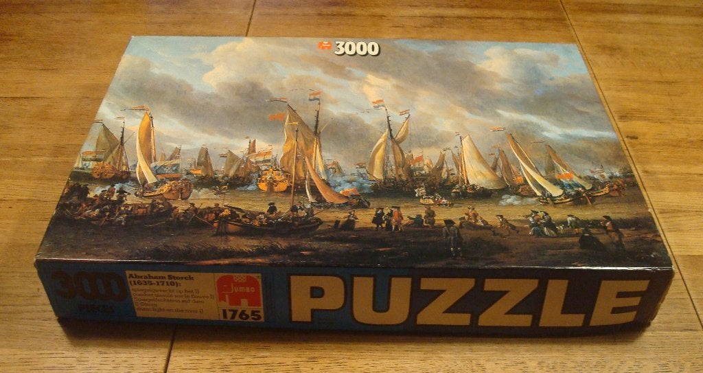 Puzzel - Spiegelgevecht op het IJ - 3000 stukjes, Ophalen, Meer dan 1500 stukjes, Gebruikt, Legpuzzel