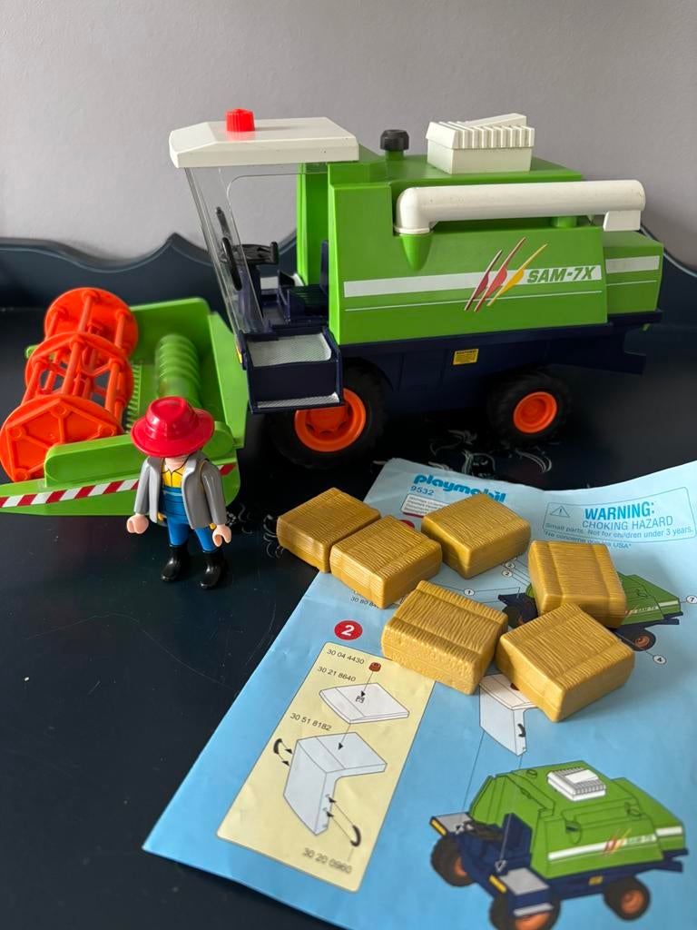Playmobil maaidorser/ combine, Ophalen of Verzenden, Zo goed als nieuw