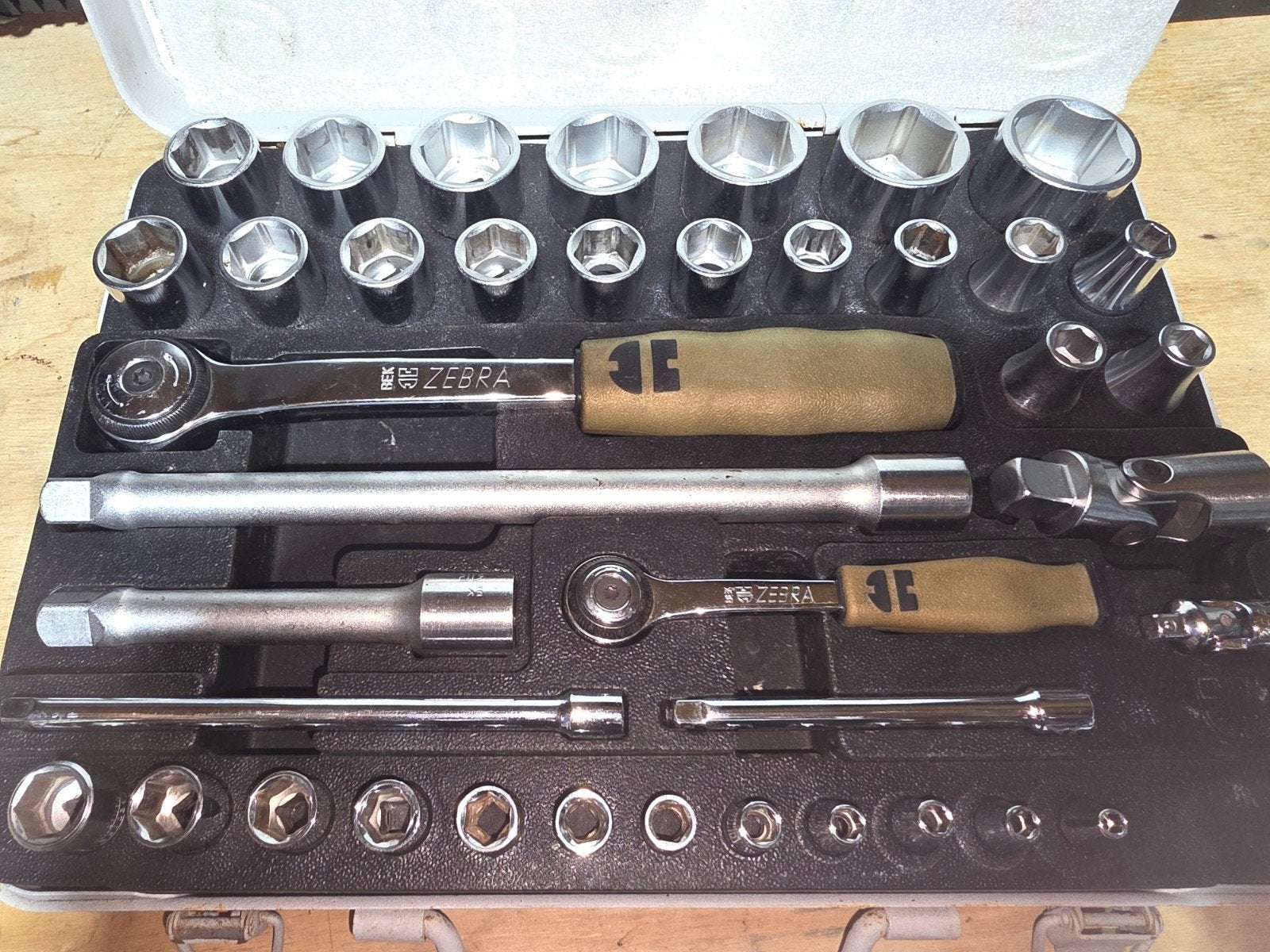 Wurth Zebra 1/4" + 1/2" Doppendoos Set - Zo goed als nieuw, Ophalen of Verzenden, Zo goed als nieuw, Gereedschapsset, Overige merken