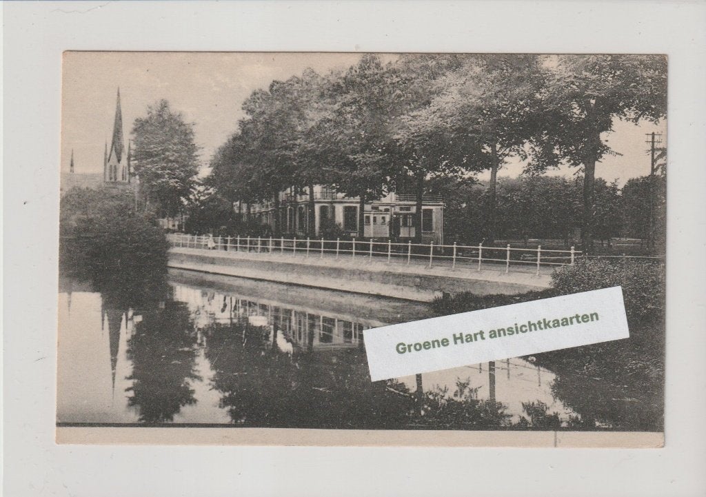 Woerden - Oostdam 1917, Ophalen of Verzenden, Voor 1920, Gelopen, Utrecht
