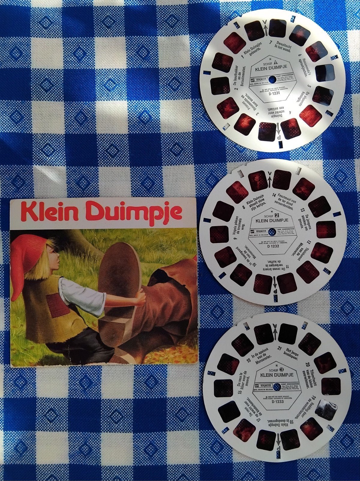 View-Master Klein Duimpje set - 1972 -, Ophalen of Verzenden, Gebruikt