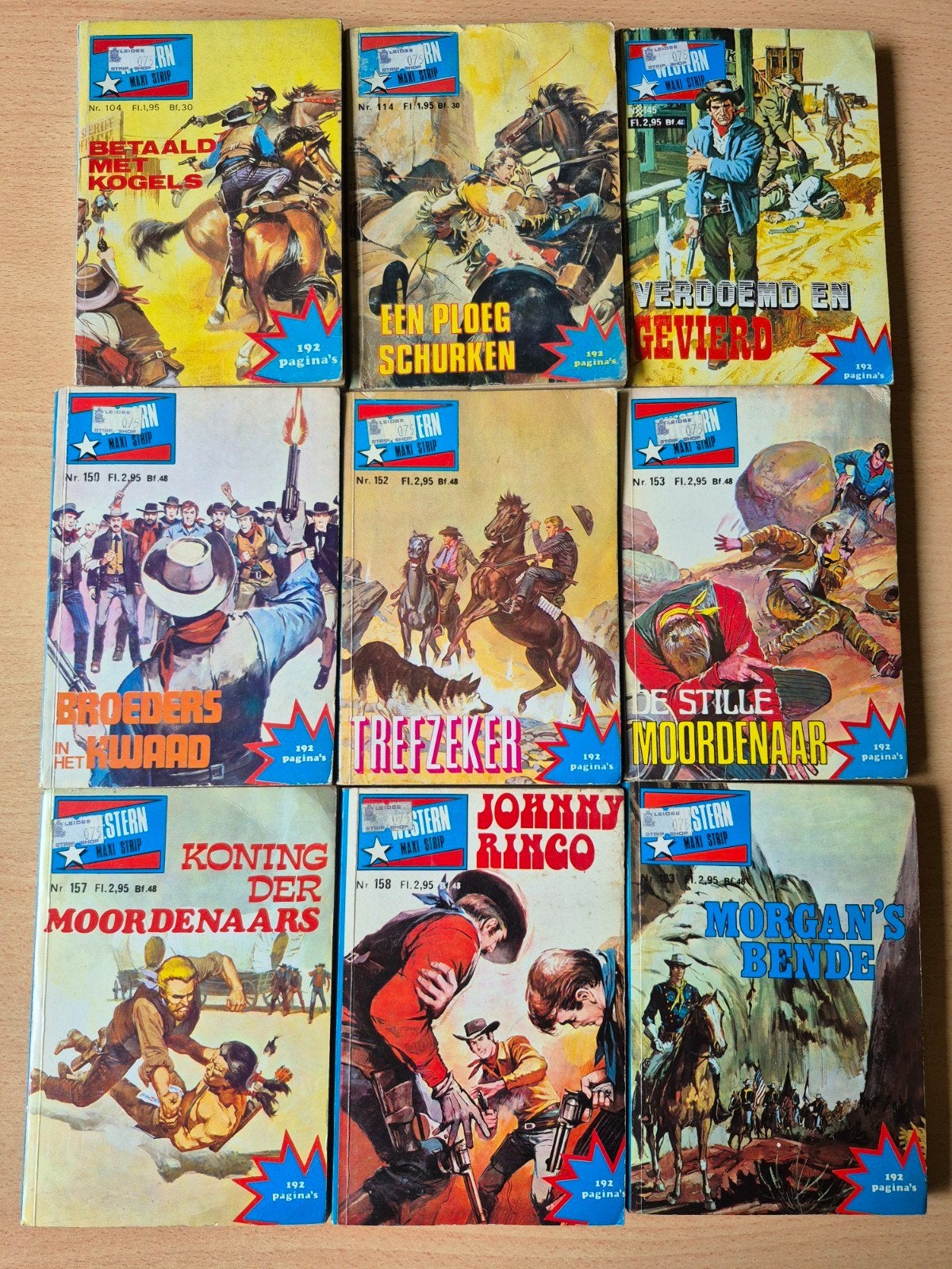 Western Stripboeken Collectie - 9 Stuks, Boeken, Meerdere stripboeken, Ophalen of Verzenden, Gelezen