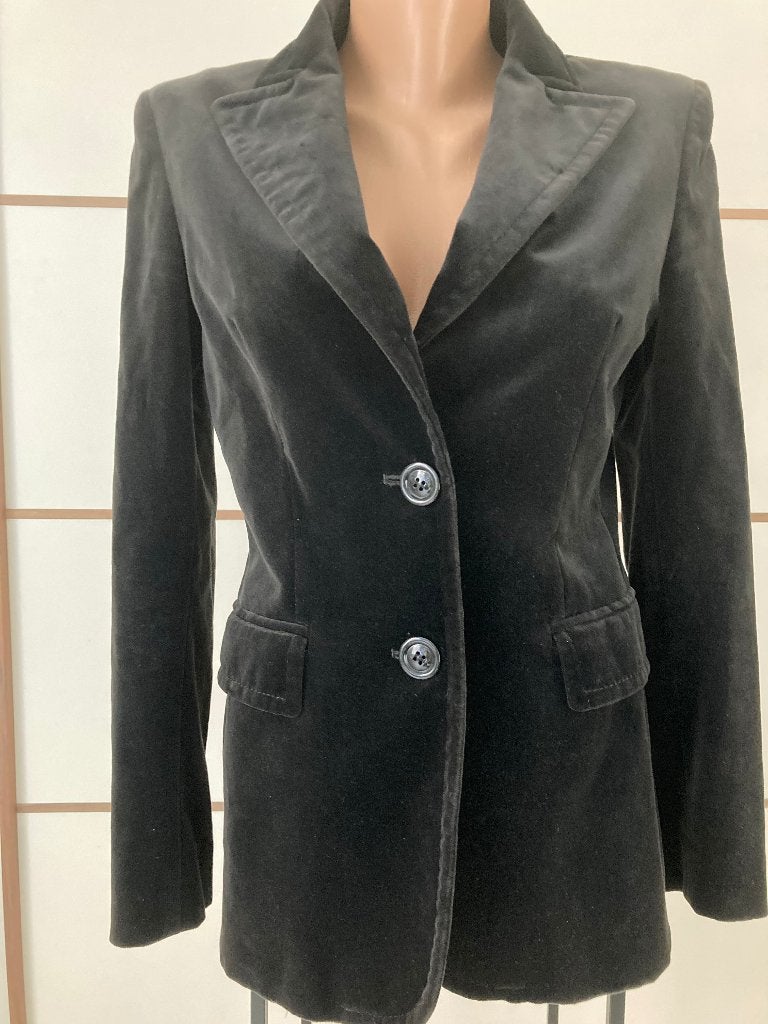 Colbert dames van Max&Co. classics, fluweel, Verzenden, Zwart, Jasje, Maat 36 (S)
