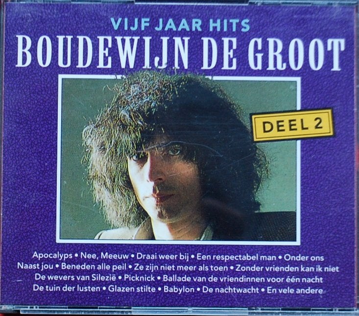 2cd Boudewijn de Groot Vijf jaar hits deel 2 met Apocalyps, Ophalen of Verzenden, Gebruikt, Singer-songwriter
