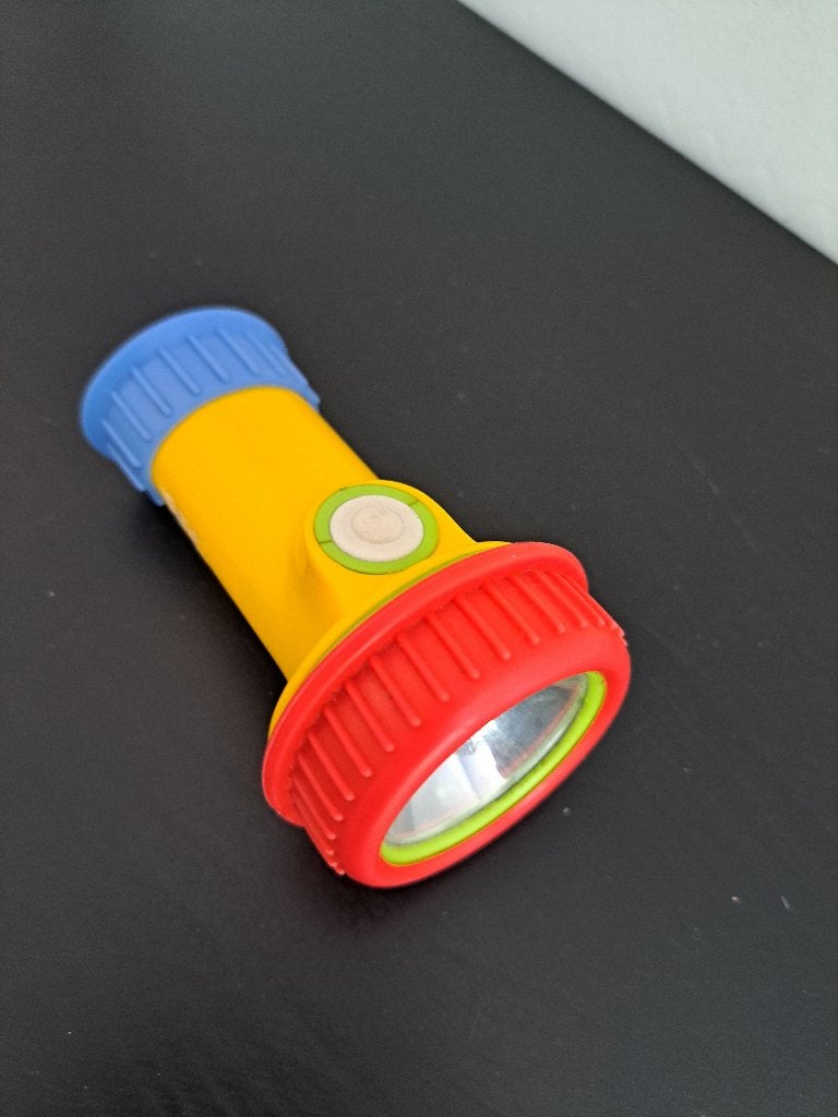 Zaklamp schijnwerper vintage, Kinderen en Baby's, Speelgoed | Overig, Ophalen of Verzenden, Gebruikt, Jongen of Meisje