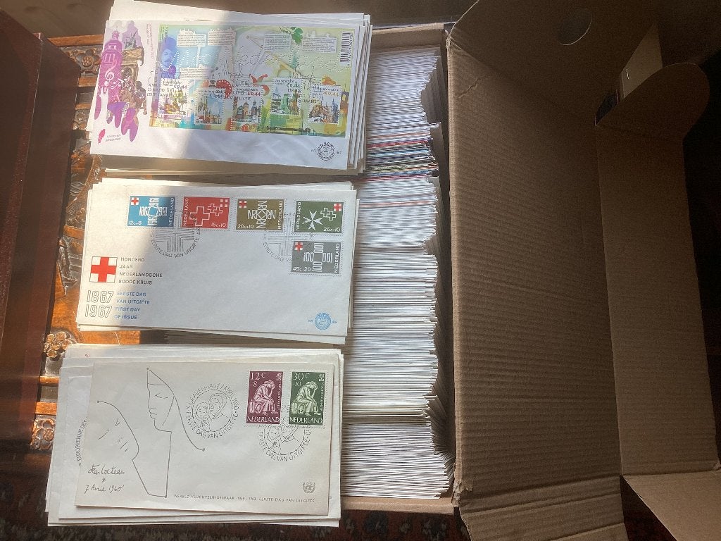 Nu of nooit 720 fdc Nederland tussen E42 en 607 onbeschreven, Ophalen, Nederland