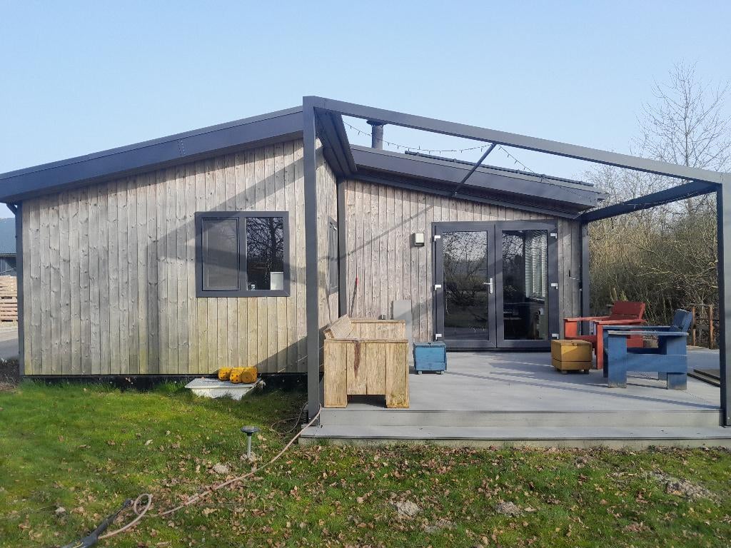 Luxe recreatiewoning, luxe mantelzorgwoning, kangeroewoning, Huizen en Kamers, Recreatiewoningen te koop, 80 m², Chalet, 1 slaapkamers
