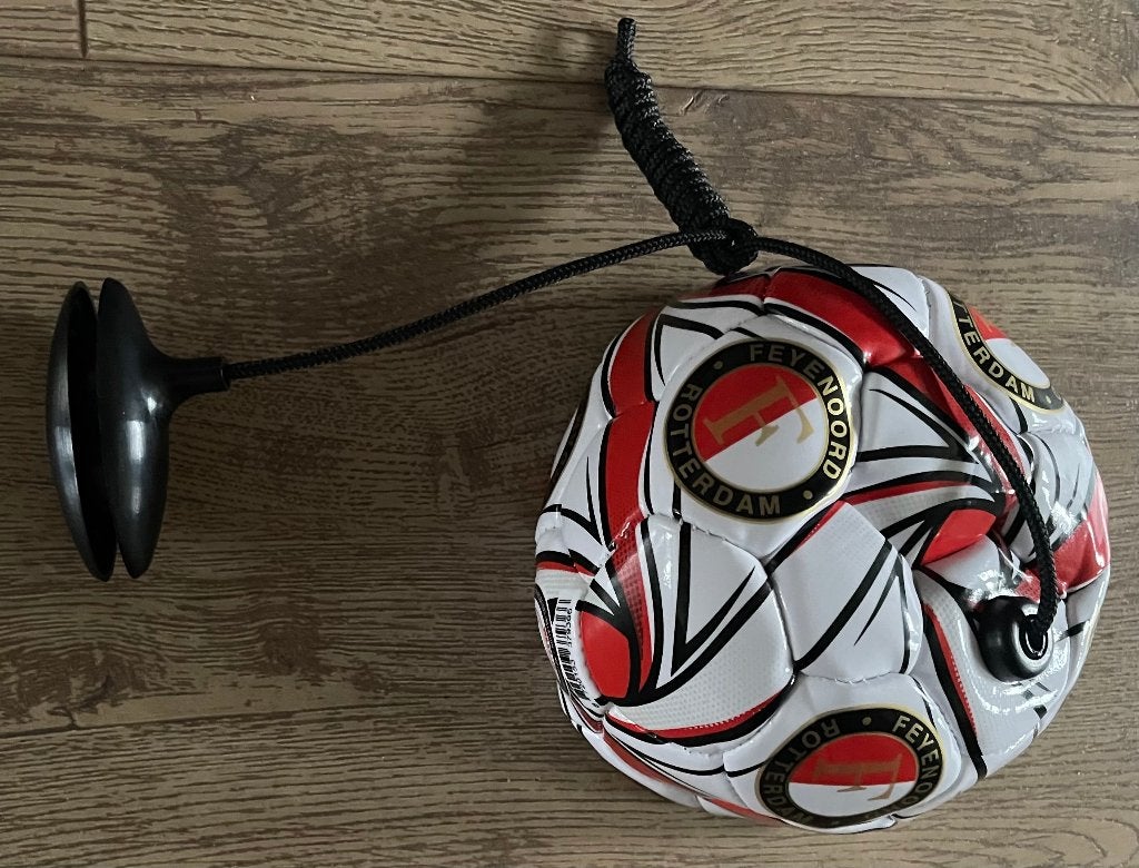 LAATSTE KLEINE FEYENOORD TECHNIEK BAL AAN ELASSTIEK, ., Nieuw, Ophalen of Verzenden, Vrolijke-muisjes
