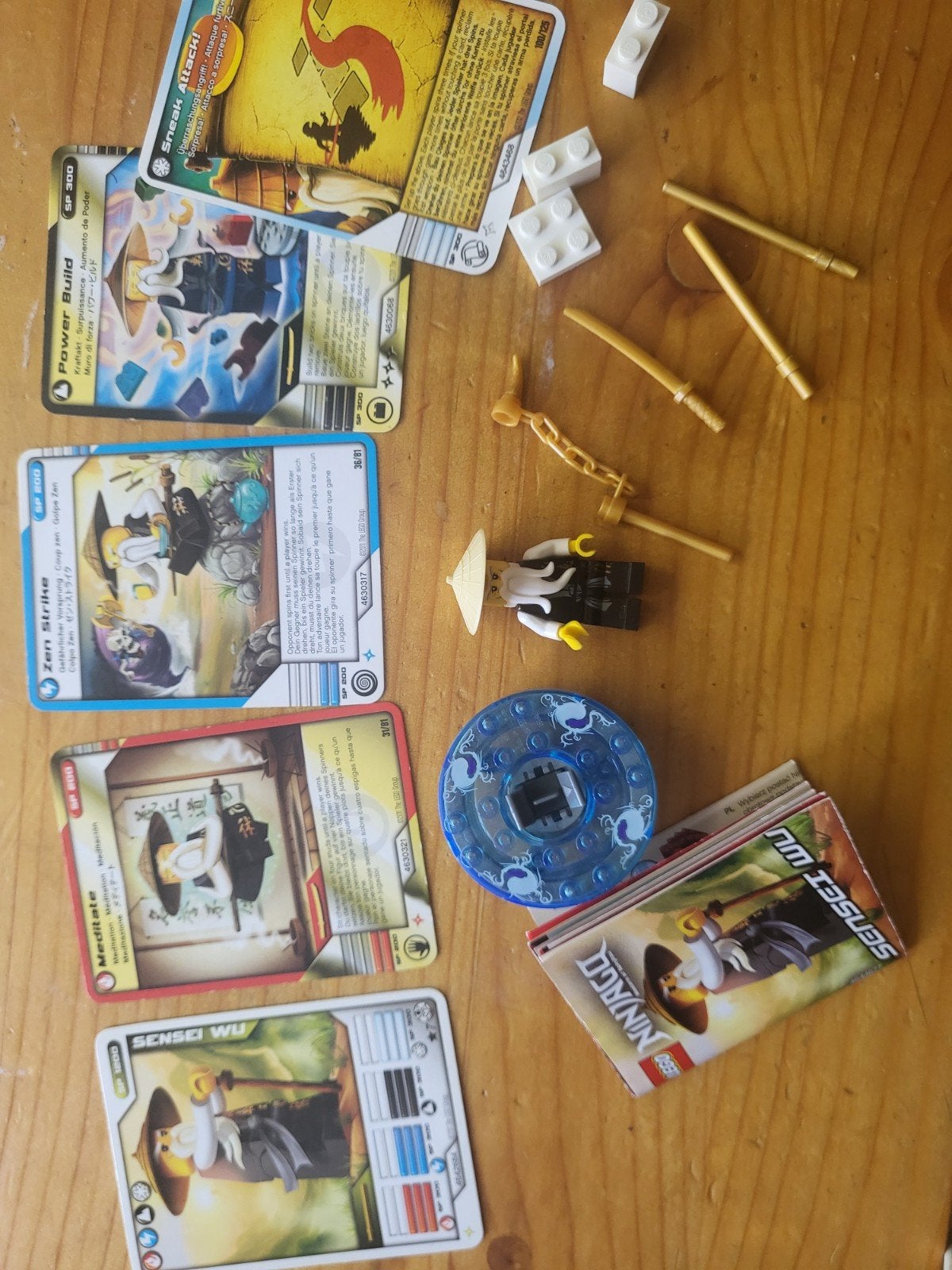 Lego ninjago Sensei Wu 2250, compleet, Ophalen of Verzenden, Zo goed als nieuw