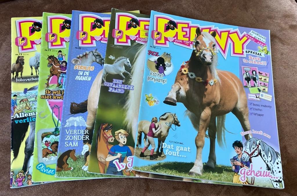 6 leuke Penny stripverhalen over paarden, Boeken, Eén stripboek, Ophalen of Verzenden, Zo goed als nieuw