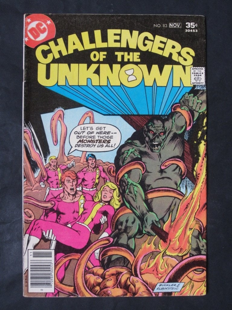 Challengers of the Unknown (1958 serie) #83 DC 1977, Amerika, Verzenden, Gelezen, Eén comic