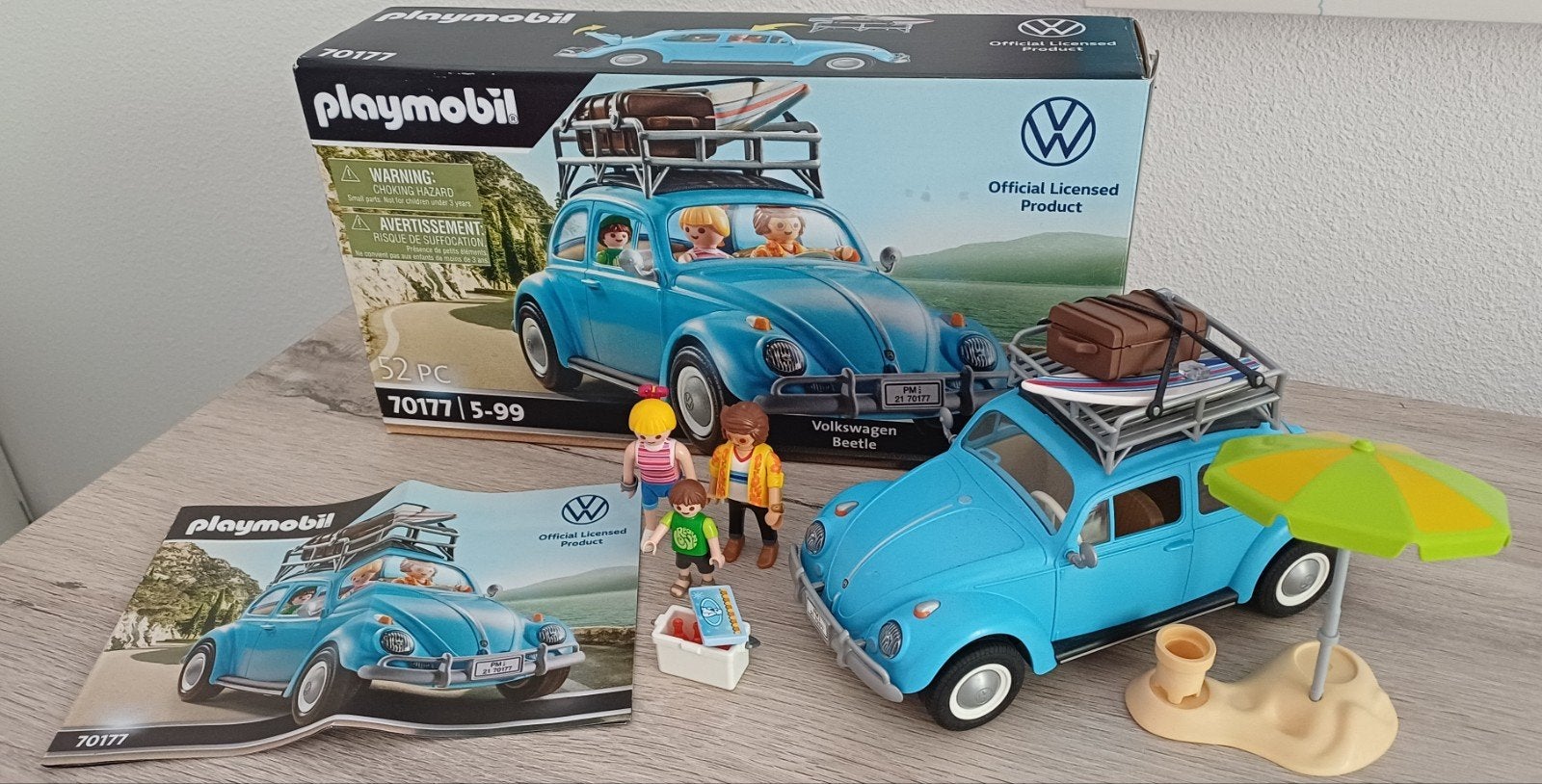 Playmobil Volkswagen Beetle. 100% compleet, Kinderen en Baby's, Complete set, Voertuig, Ophalen of Verzenden, Zo goed als nieuw