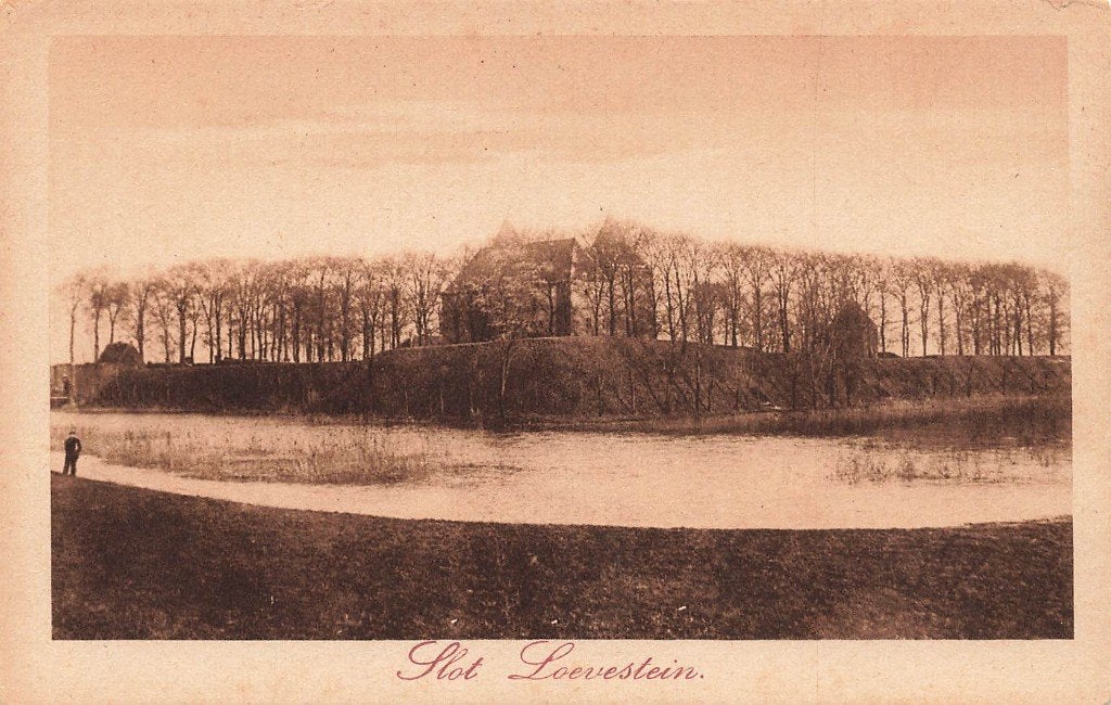 Slot Loevestein, Ophalen of Verzenden, 1920 tot 1940, Ongelopen, Gelderland