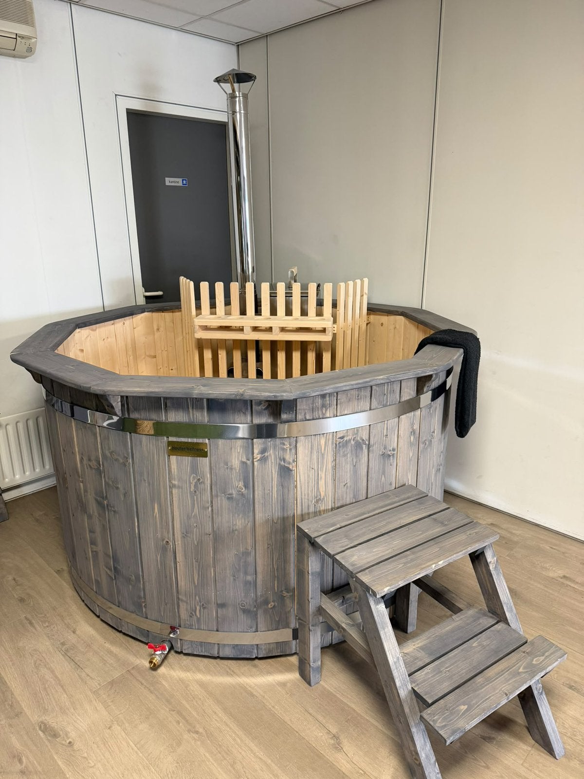 Herstaambieding !! Wood tub!, Ophalen of Verzenden, Nieuw, Trap, Vast