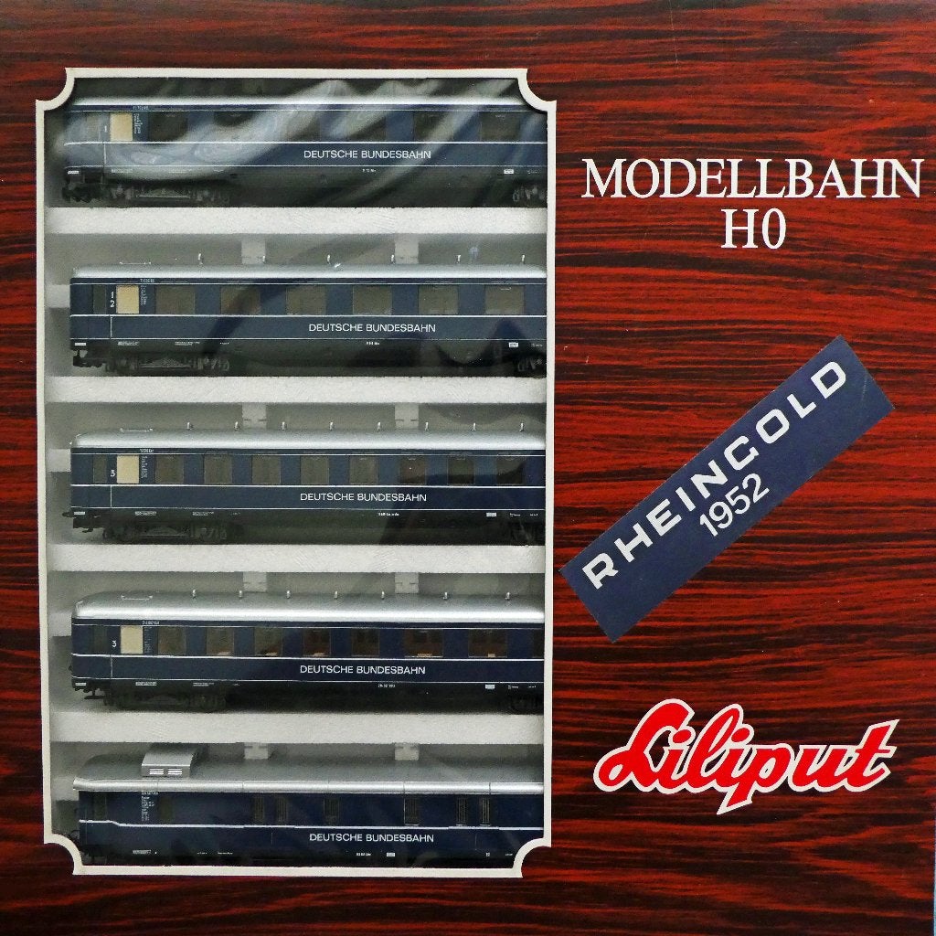 Rheincold 1952 wagon set - Liliput 833 HO, Gelijkstroom, Ophalen of Verzenden, Analoog, Liliput
