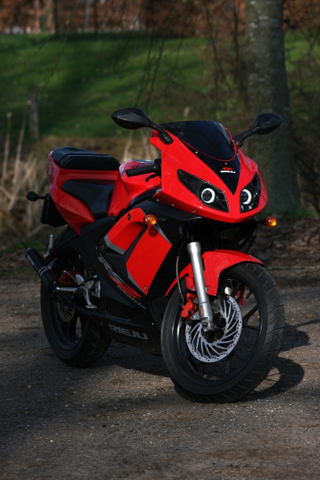 2008 Rieju RS2 50 (50cc onbegrensd), Fietsen en Brommers, Brommers | Overige merken, Ophalen, Maximaal 45 km/u, Zo goed als nieuw