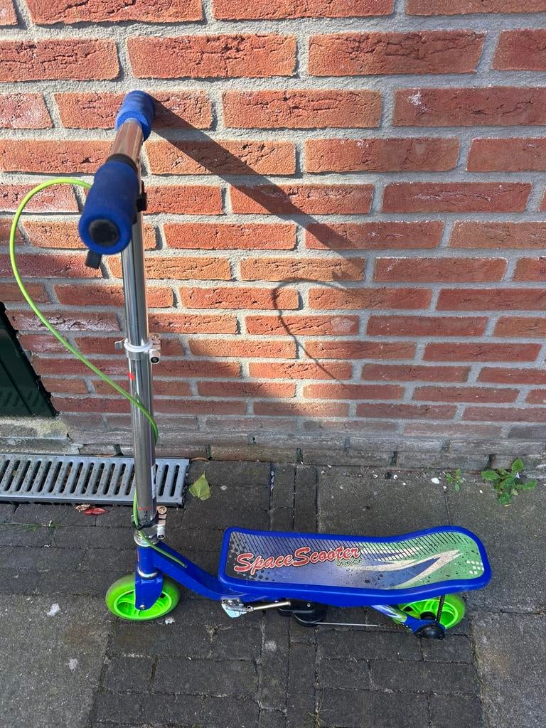 SPACE SCOOTER JUNIOR X360 - BLAUW, Fietsen en Brommers, Ophalen, Zo goed als nieuw, Overige typen
