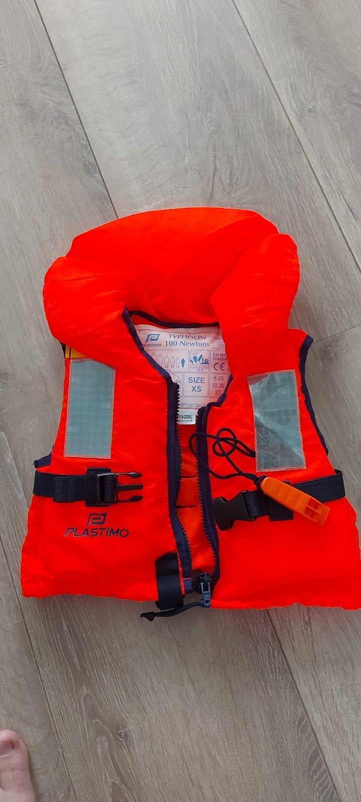 Plastimo Typhoon 100N reddingsvest XS (3-10 kg), Watersport en Boten, Watersportkleding, Ophalen of Verzenden, Zo goed als nieuw