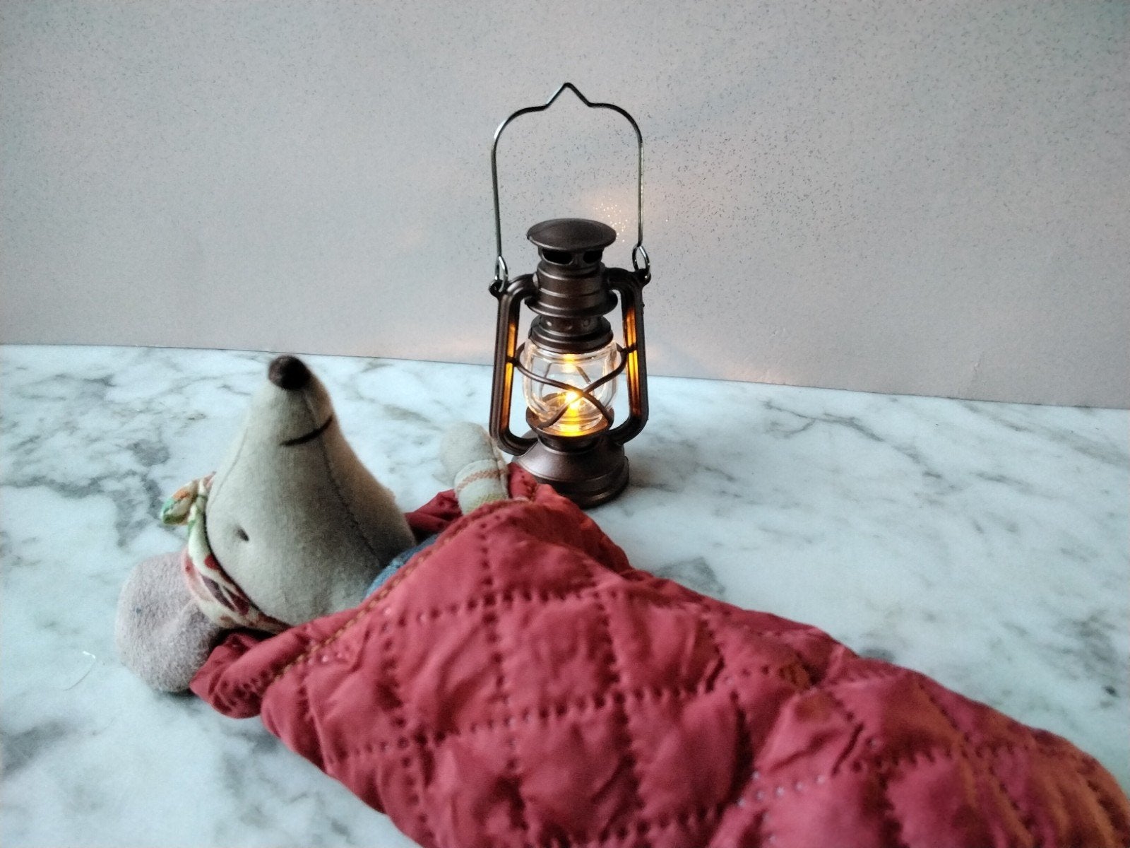 Stormlamp lampje lantaarntje muizenhuis poppenhuis, Verzamelen, Verzenden, Nieuw, Gebruiksvoorwerp