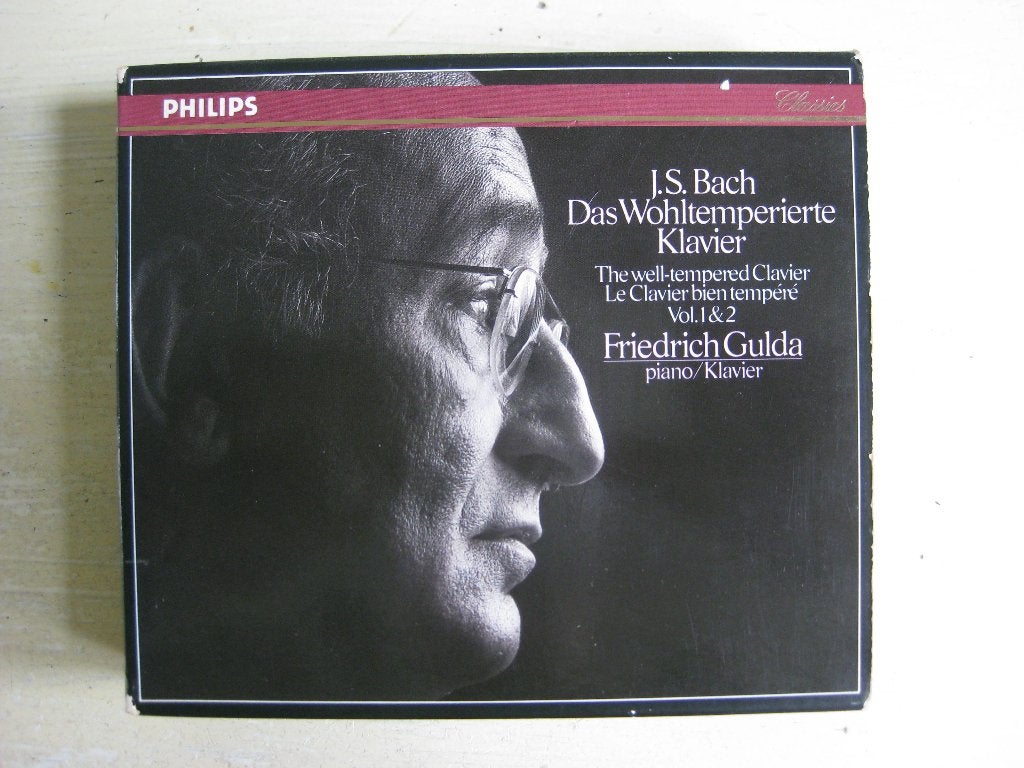 Bach: Wohltemperierte Klavier Buch 1 & 2: Friedrich Gulda, Boxset, Ophalen of Verzenden, Kamermuziek, Gebruikt