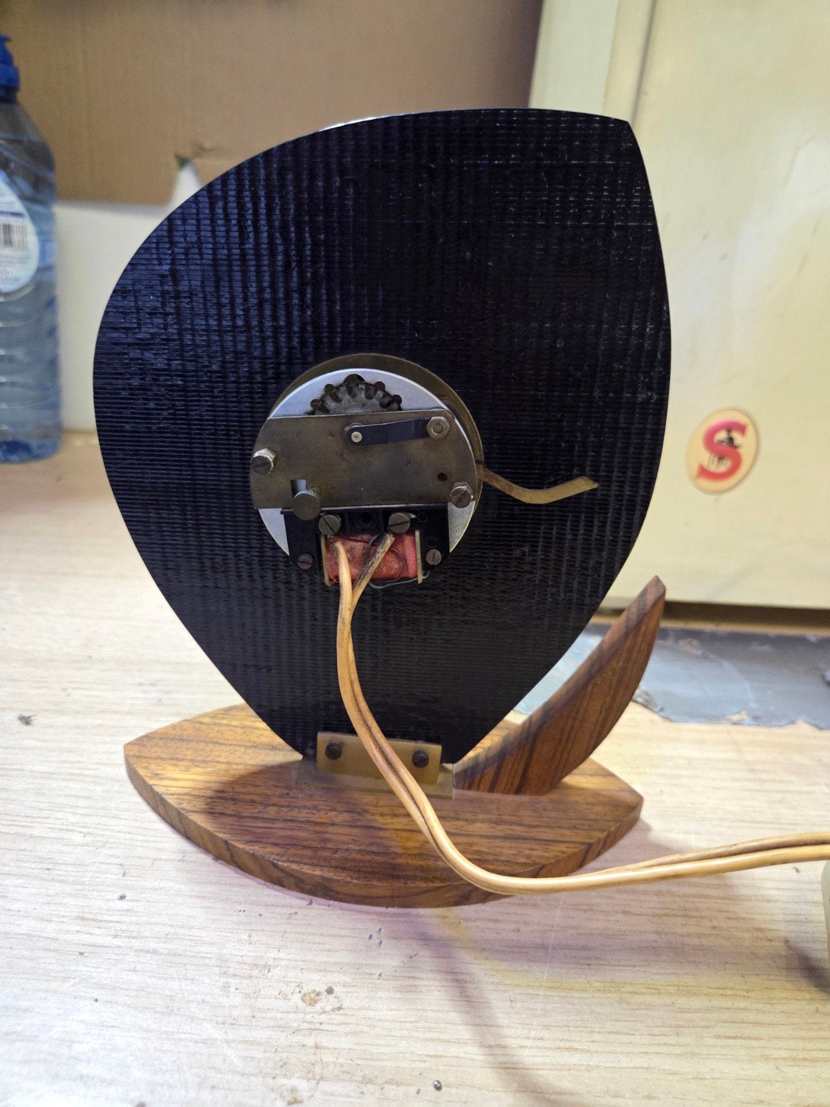 Vintage Elektrische Tafelklok - Art Deco Stijl, Ophalen