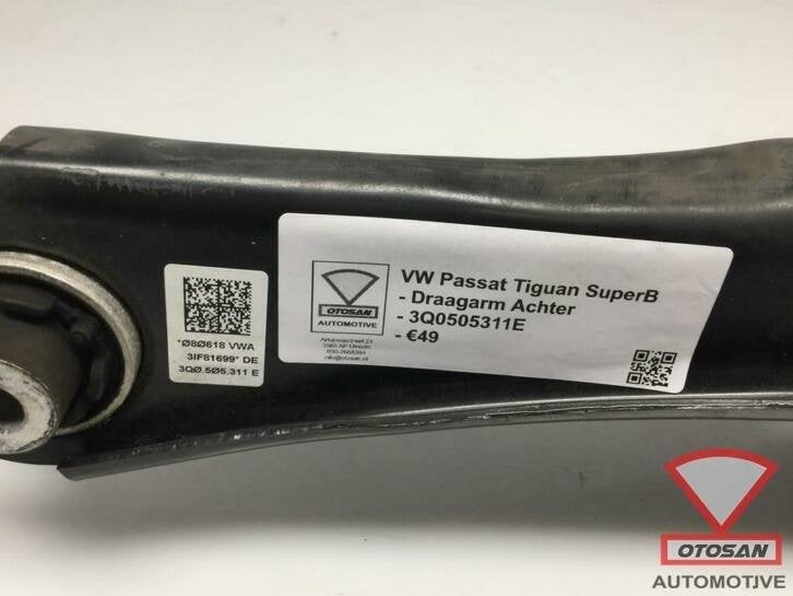 vw passat tiguan skoda superb draagarm achter 3q0505311e, Auto-onderdelen, Gebruikt, Volkswagen, Volkswagen AG, Berliner Ring 2
38440  Wolfsburg, DE