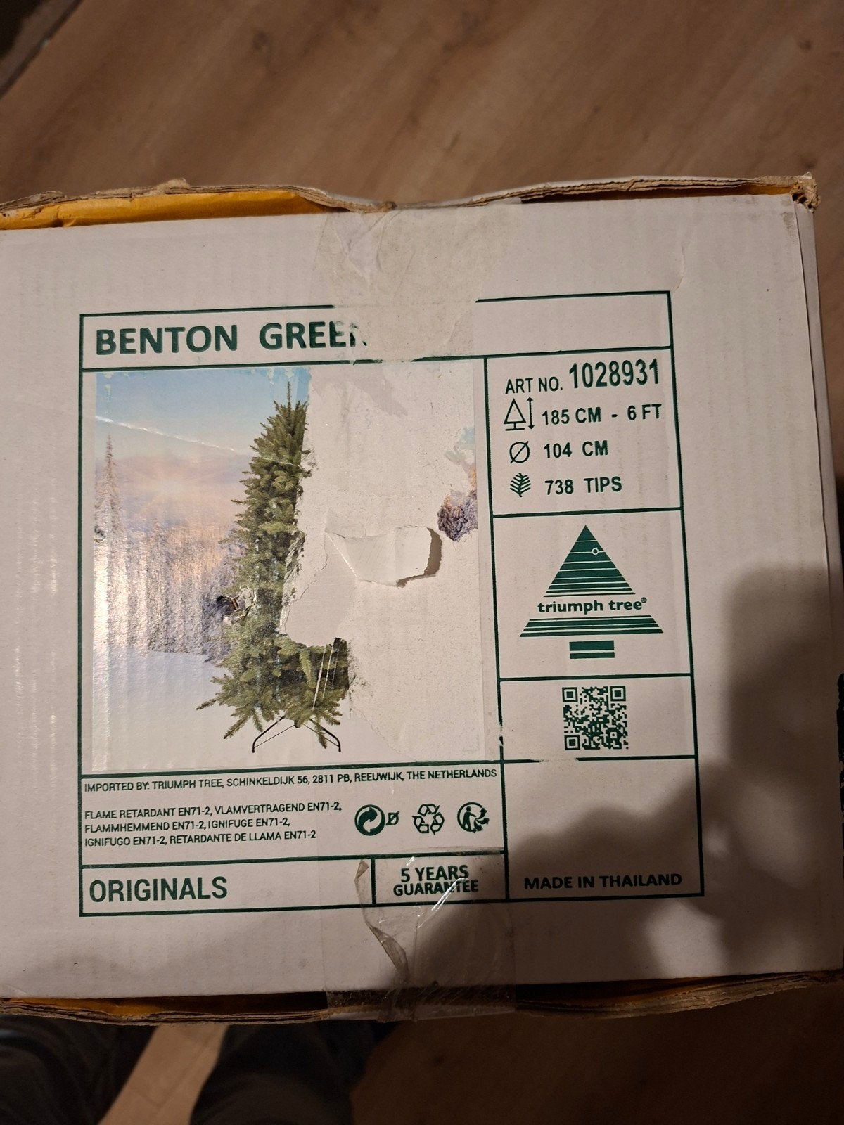 kerstboom, Diversen, Kerst, Ophalen of Verzenden, Zo goed als nieuw