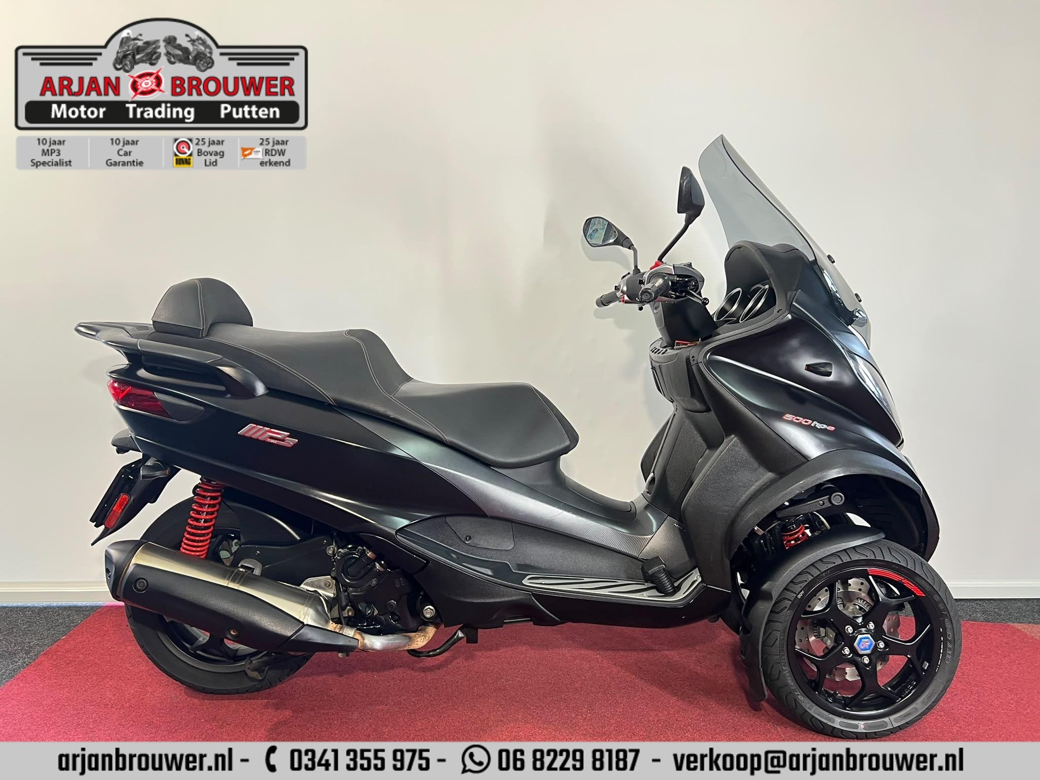 Piaggio MP3 500 HPE ABS, Scooter, 493 cc, Bedrijf, Piaggio Vespa B.V.