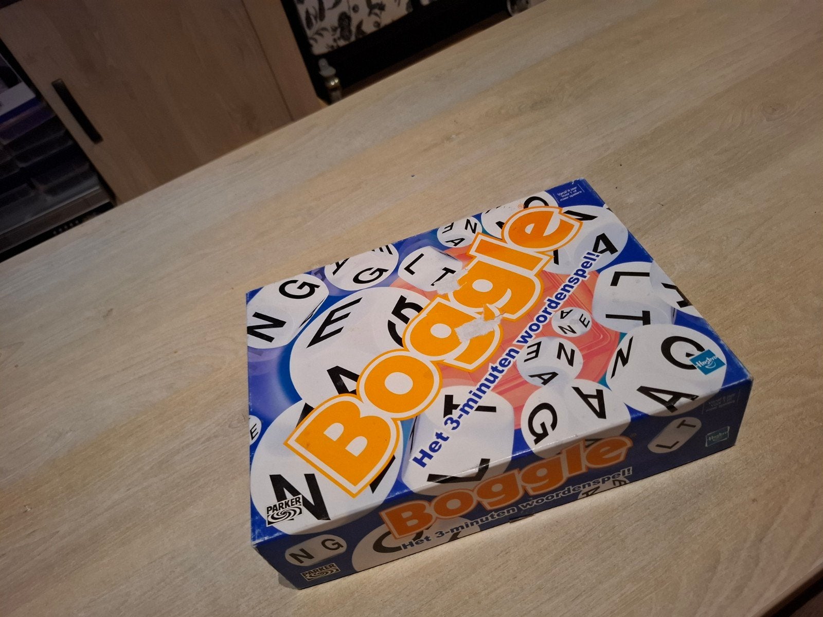 Boggle: Het 3-minuten woordenspel - Compleet en Netjes, Consumentenservice@hasbro.nl, Parker, Gebruikt, Ophalen of Verzenden