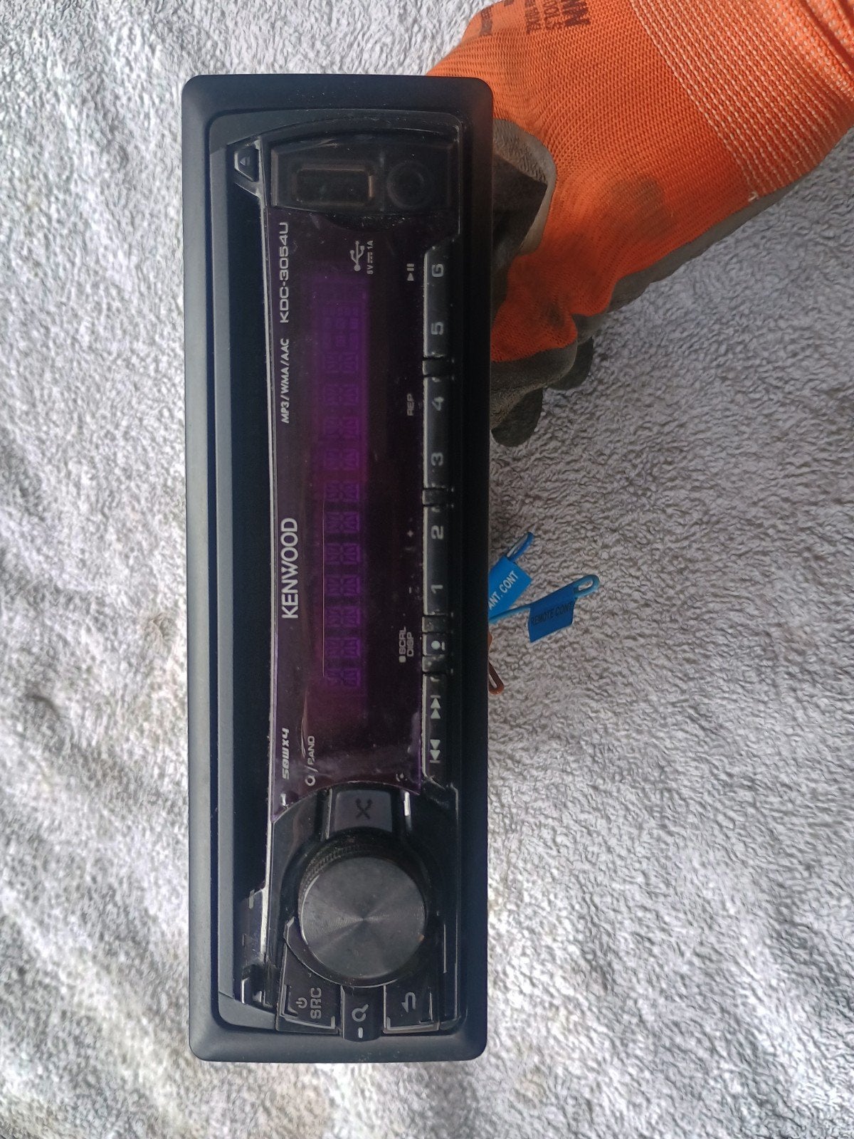 Kenwood KDC-3054UR CD-ontvanger Autoradio, Ophalen of Verzenden, Gebruikt