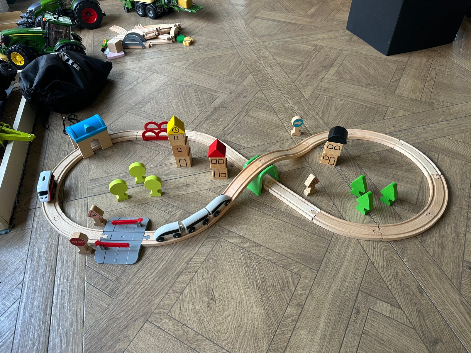 Houten treinbaan Ikea, Ophalen of Verzenden, Gebruikt, Overige typen