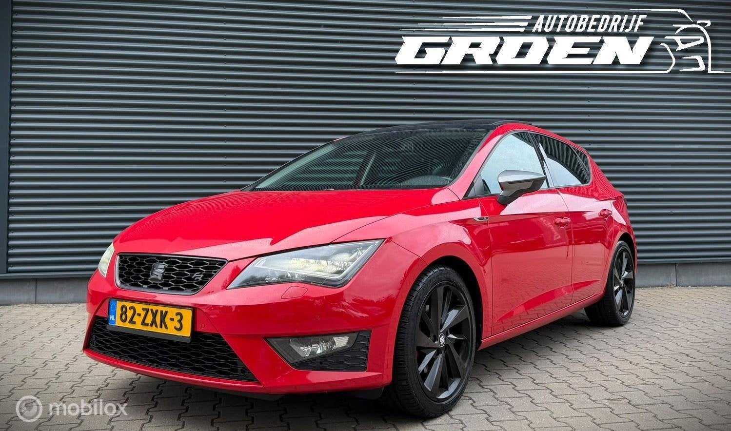 Seat Leon 1.4 TSI FR LED|PANO|PDC|HALFLEER|NAVI, Gebruikt, 4 cilinders, Leon, 610 kg
