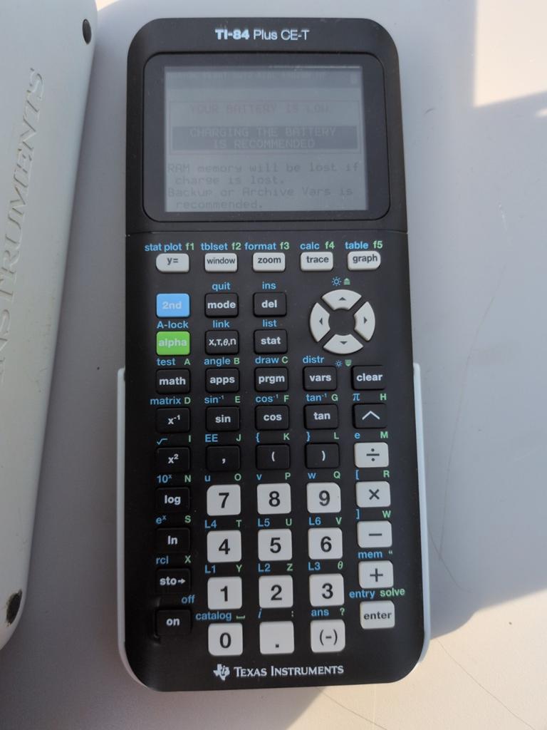 TI-84 Plus CE-T rekenmachine.(2), Diversen, Ophalen, Grafische rekenmachine, Zo goed als nieuw