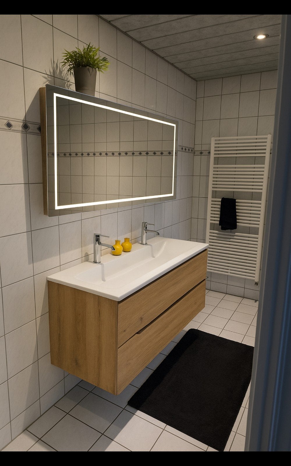 Onderkast badkamer meubel 120 cm lang, Ophalen, Gebruikt