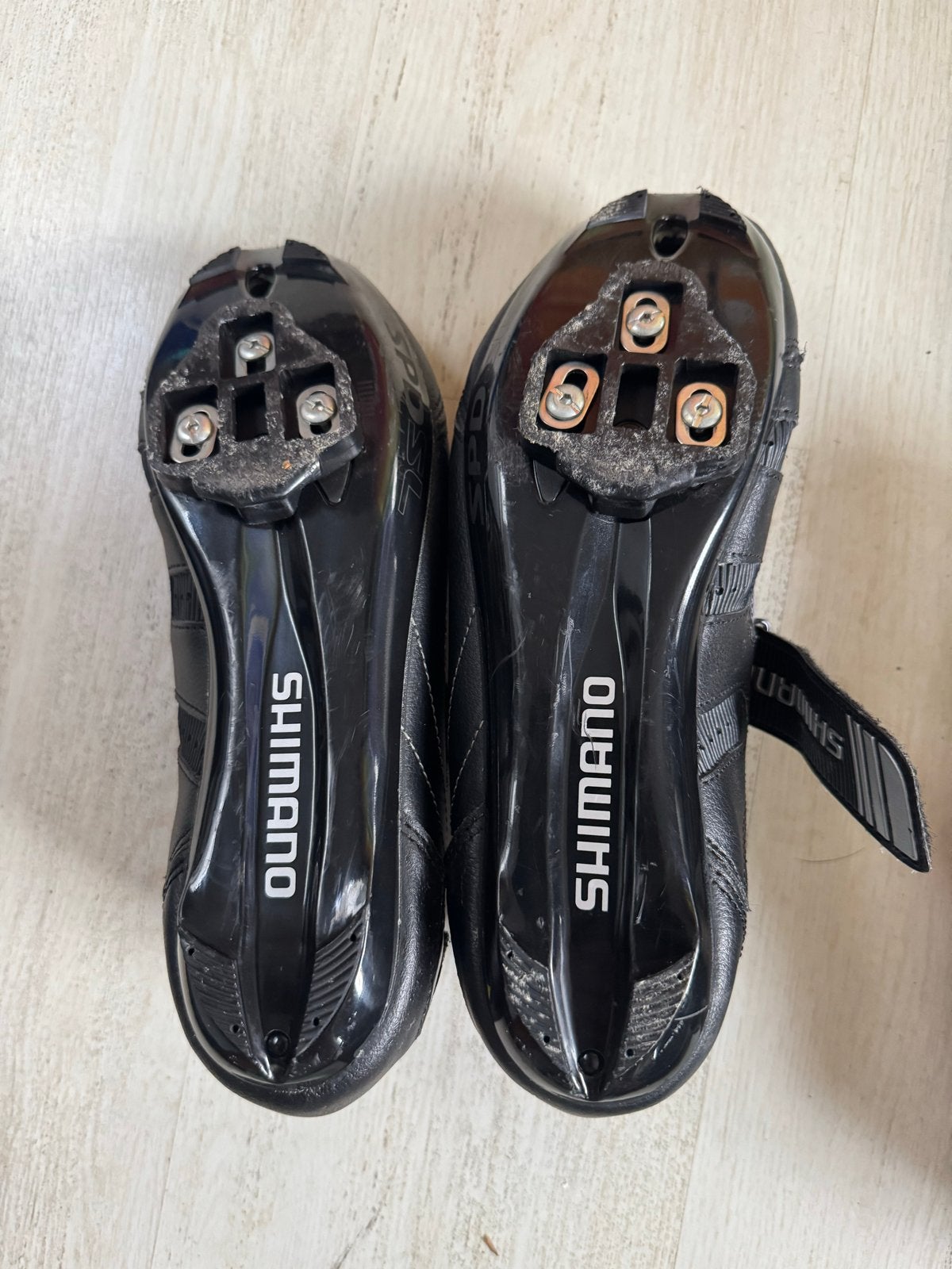 Shimano fietsschoenen met SPD-plaatjes, Ophalen, Gebruikt, Kleding