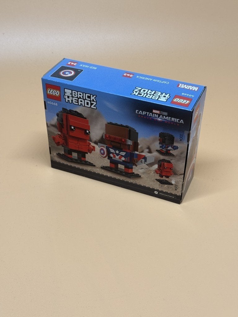 Lego - Brickheadz - 40688 - Captain America Red Hulk, Kinderen en Baby's, Speelgoed | Duplo en Lego, BrickHeadz, Lego, Nieuw, Ophalen of Verzenden