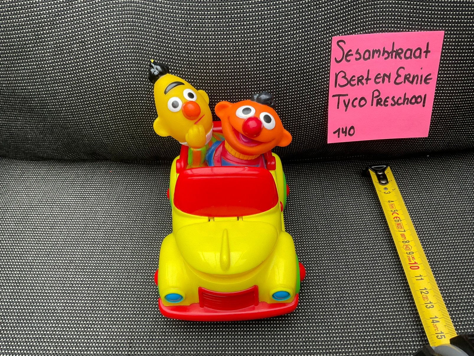 Gebruikte Sesamstraat Bert en Ernie auto TYCO Preschool, Verzamelen, Ophalen, Gebruikt, Beeldje of Figuurtje