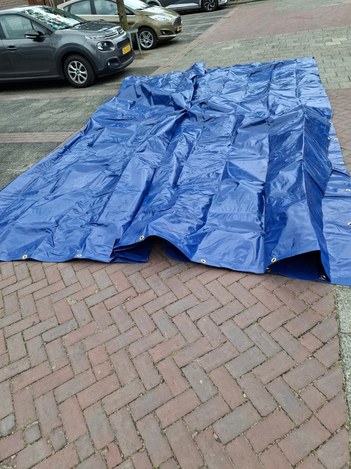 dekzeil 8x6, Ophalen