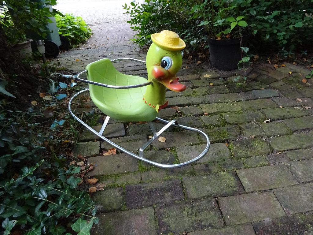 Retro vintage Rocking Duck van Canova Italy, Ophalen, Overige typen
