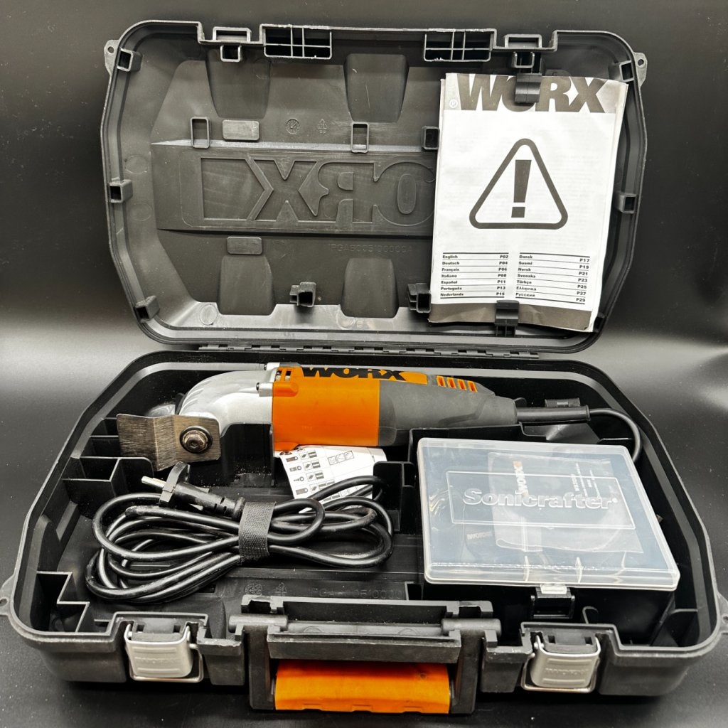 Worx Sonicrafter wx671 Oscillerende multitool 250W met Doos, Worx, Zo goed als nieuw, Support@worx.com, 14675 128th Ave NE, Suite 120
Woodinville, WA 98072
USA