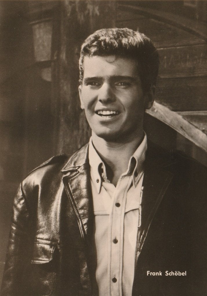 Oude Kaart Frank Schöbel, Verzenden, 1960 tot 1980, Ongelopen, Sterren en Beroemdheden